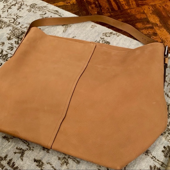 Theory Large Suede Hobo Bag - Picture 3 of 8